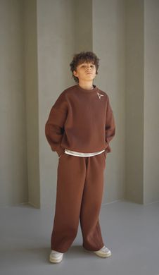 Спортивний костюм "Urban Volume" Утеплений флісом|Шоколад|104-110 см